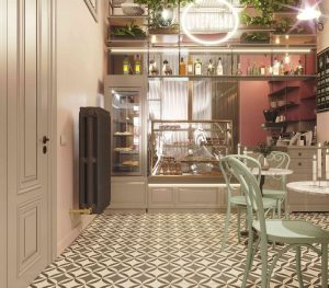 Оформлення підлоги плиткою